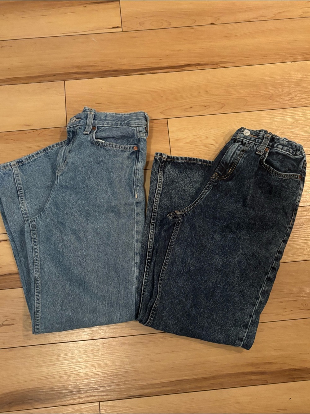 2 pairs Old Navy Baggy Jeans size 14